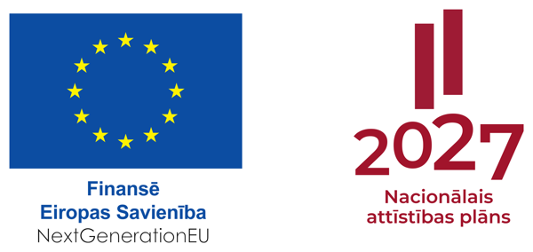 Finansē Eiropas Savienība — NextGenerationEU · Nacionālais attīstības plāns 2027